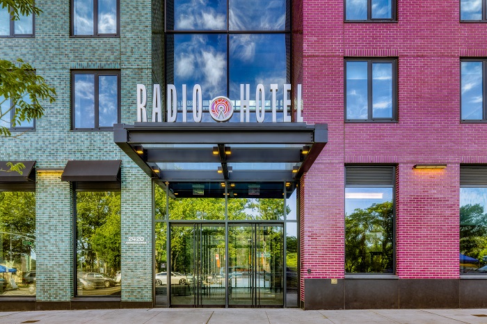 radio hotel front entrance